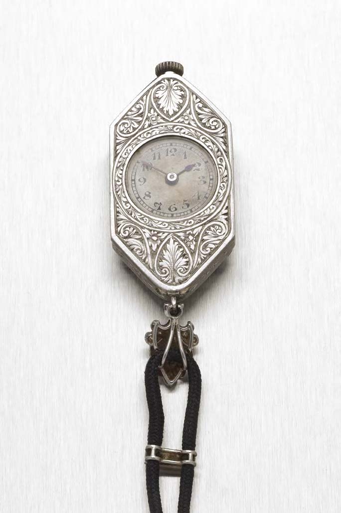 A Belle Epoque diamond set fob watch,