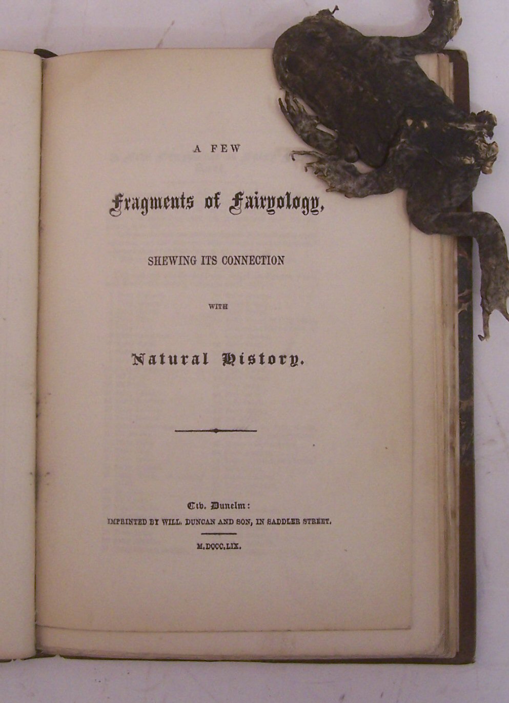 Folklore and Fairies, Durham and Northern Counties