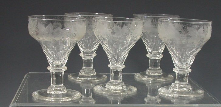 A set of eight late Victorian rummers