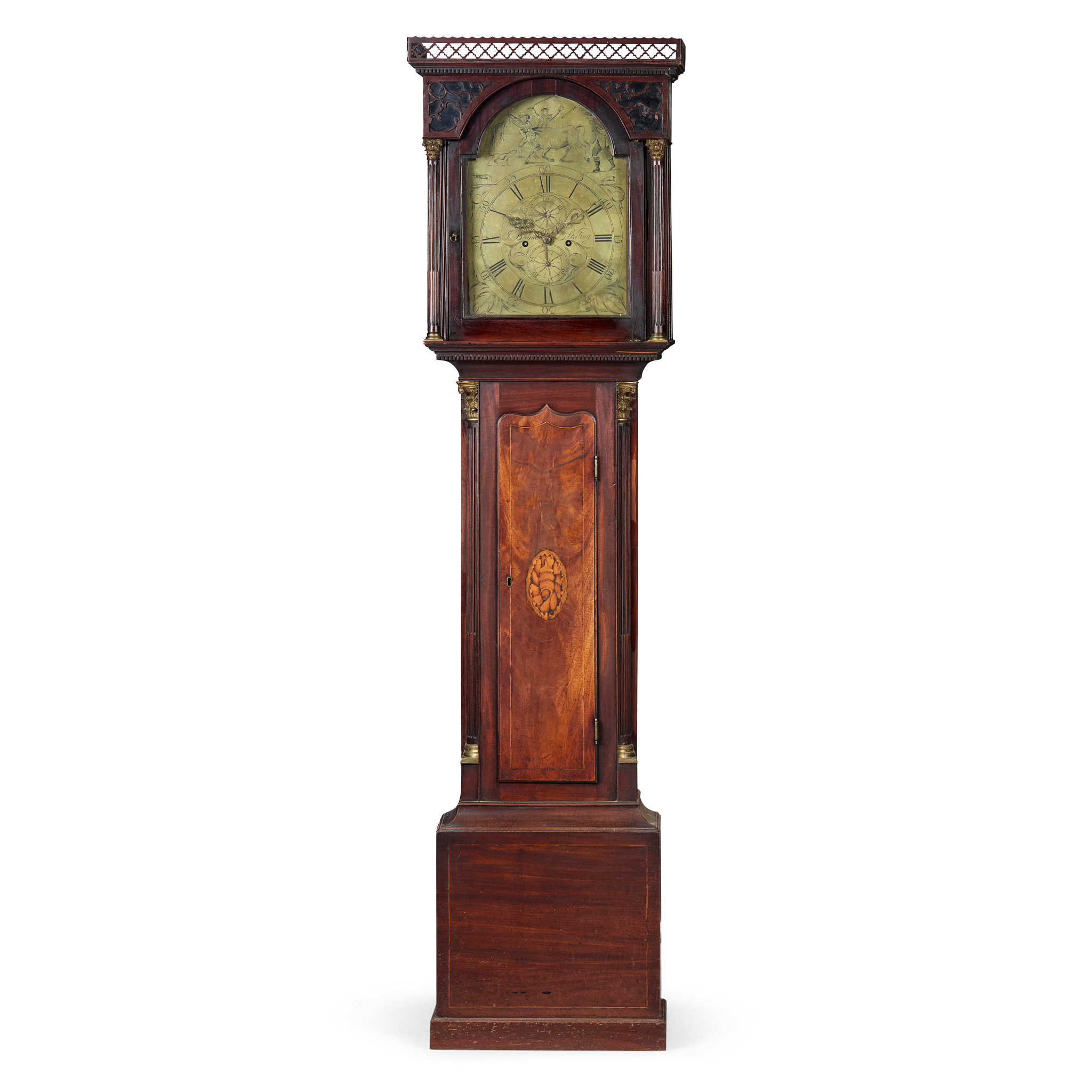 SCOTTISH GEORGE III MAHOGANY LONGCASE CLOCK, J. BAYNE, STIRLING