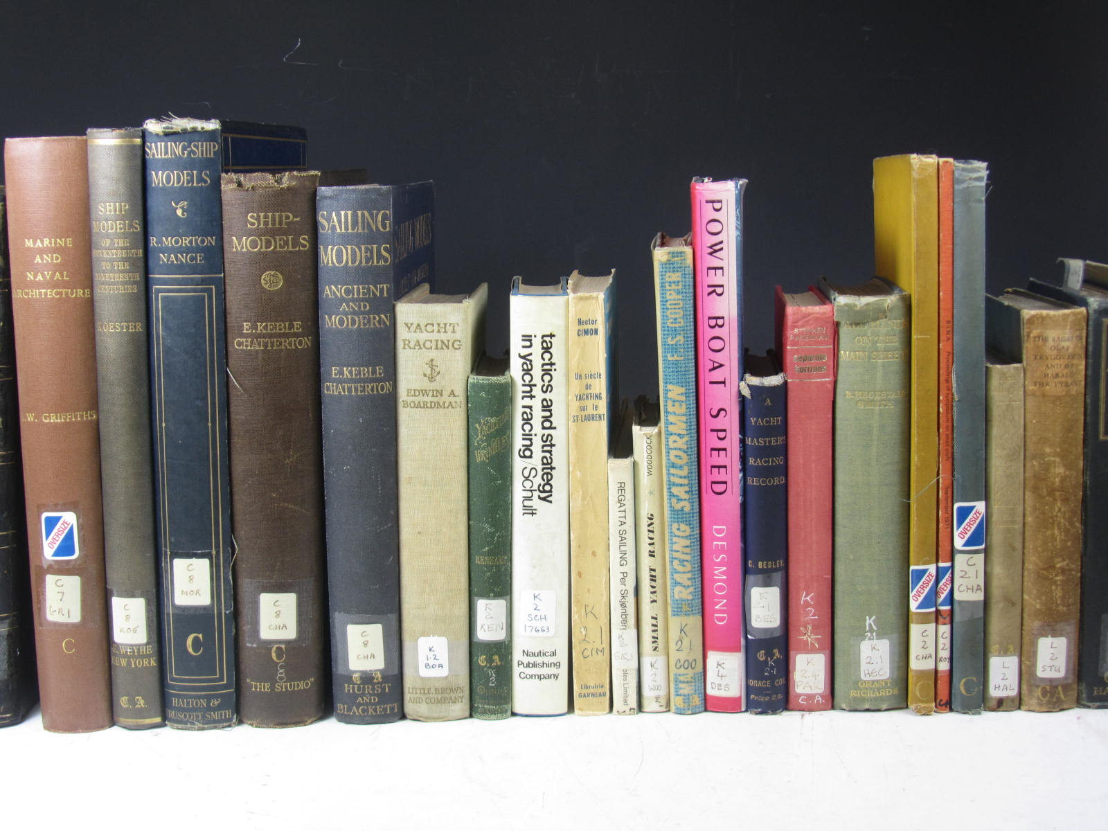 Sailing, yachting, ship models and other maritime subjects, a quantity including Griffiths, J.W.