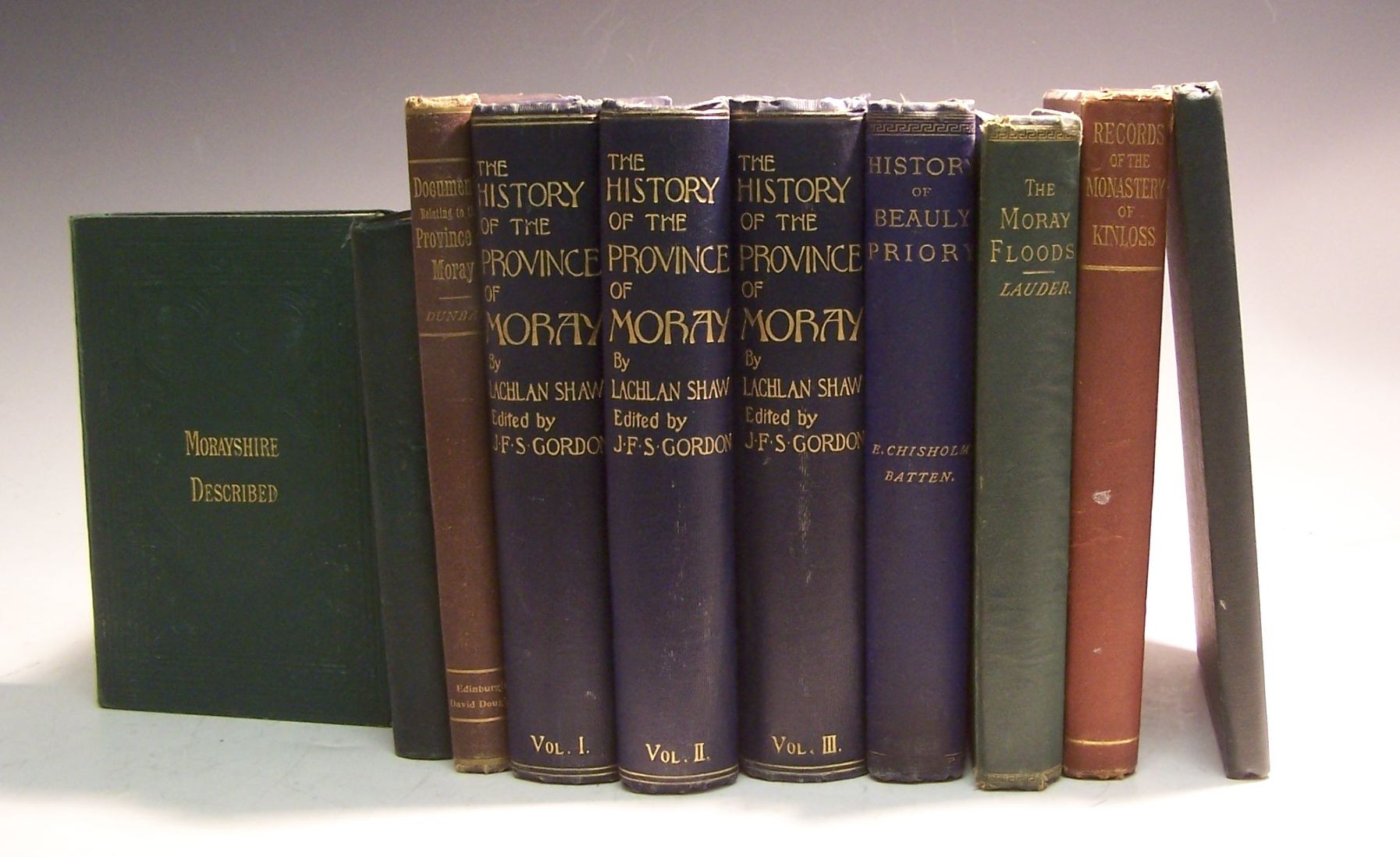 Morayshire - Shaw, Rev, Lachlan THIS LOT IS BEING SOLD AS VIEWED AND WILL NOT INCLUDE THE HISTORY OF MORAY, 1775