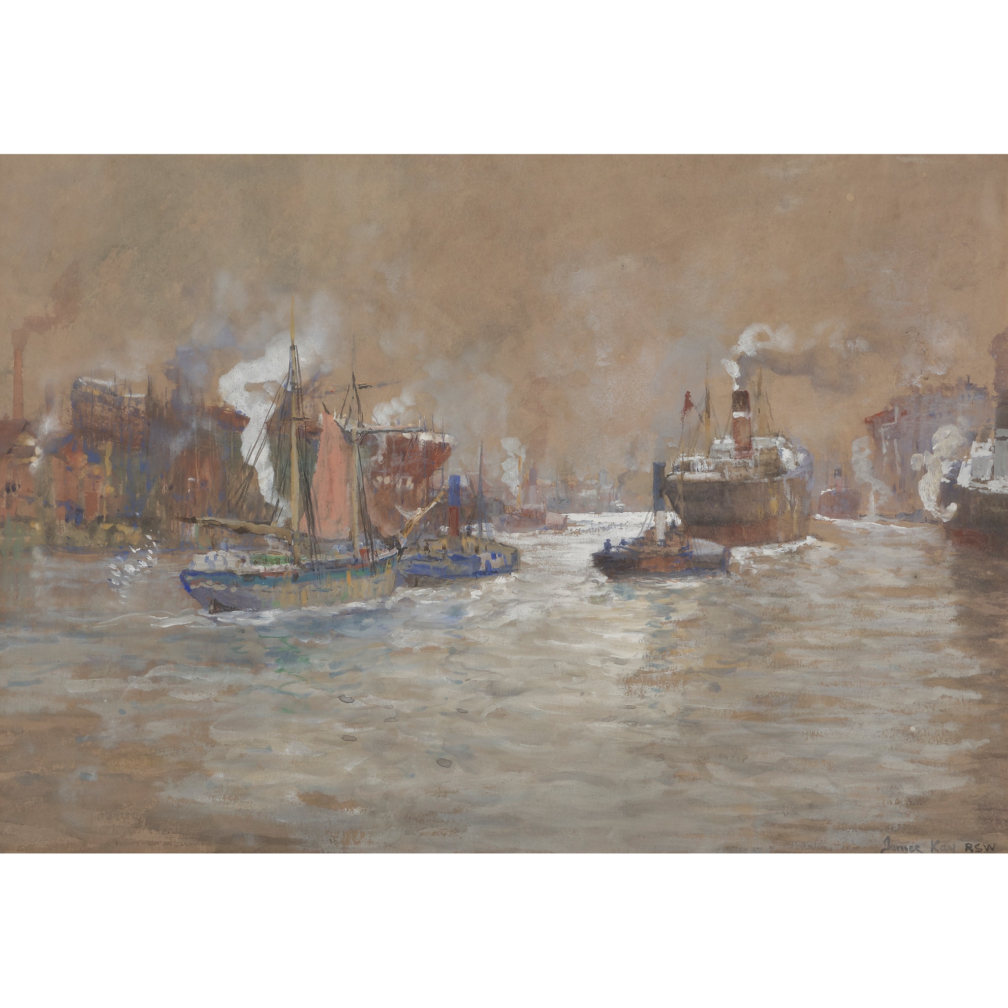 JAMES KAY R.S.A., R.S.W. (SCOTTISH 1858-1942)