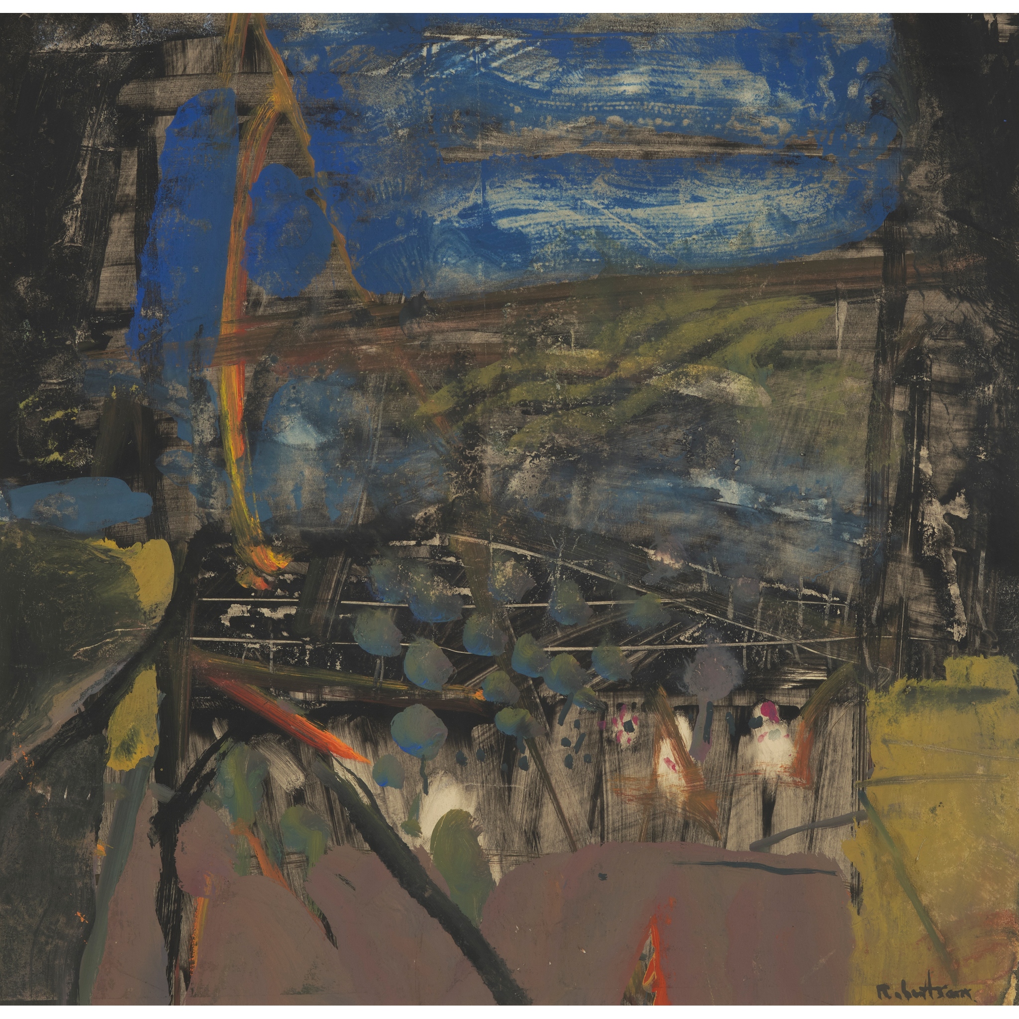 JAMES DOWNIE ROBERTSON M.B.E., R.S.A., R.S.W., R.G.I. (SCOTTISH 1931-2010)