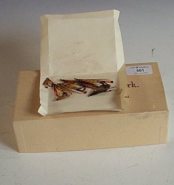 An accumluation of approx 145 salmon flies