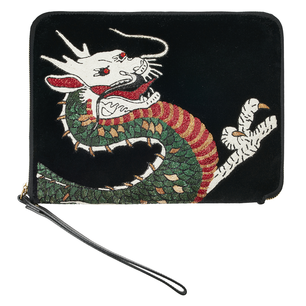CHRISTIAN LOUBOUTIN - A dragon tattoo 'cris' case