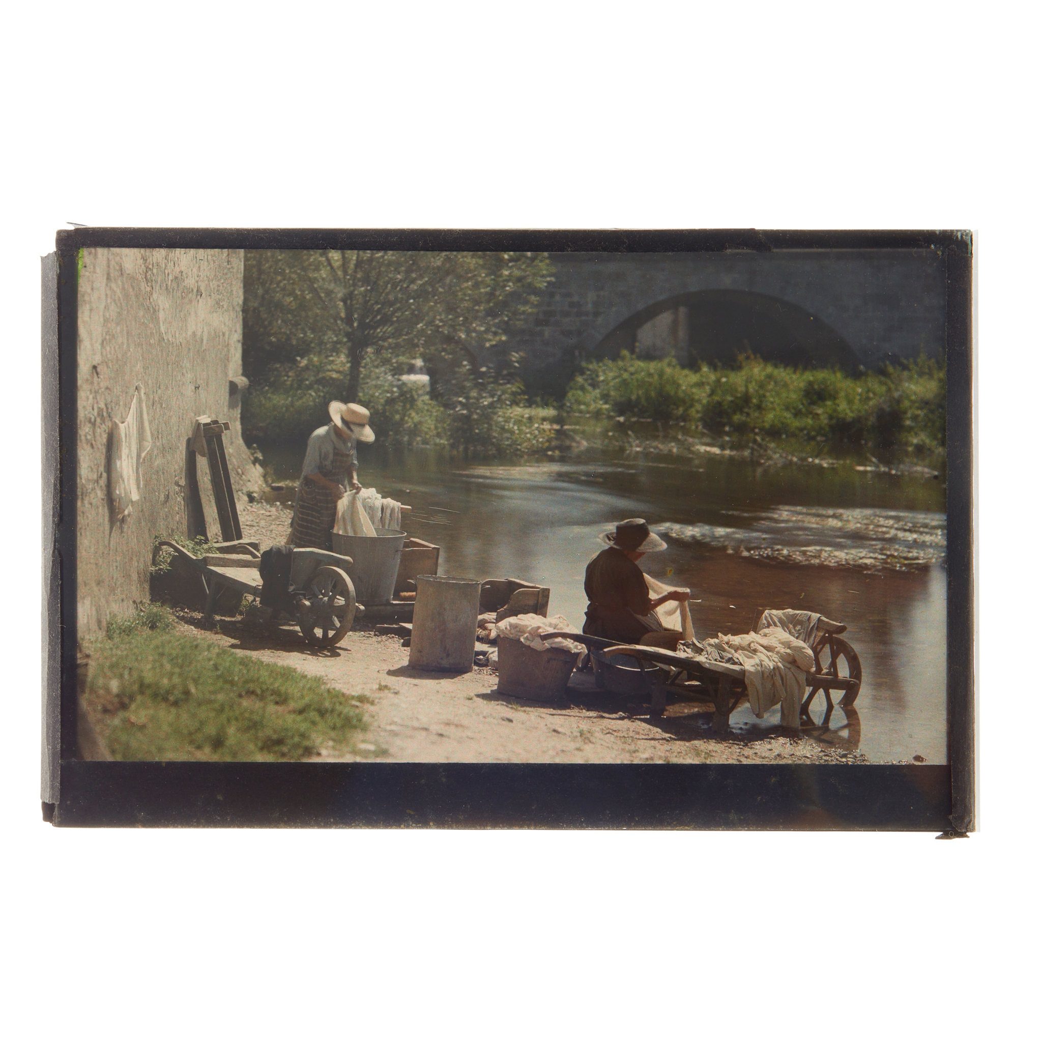 2 glass colour autochromes