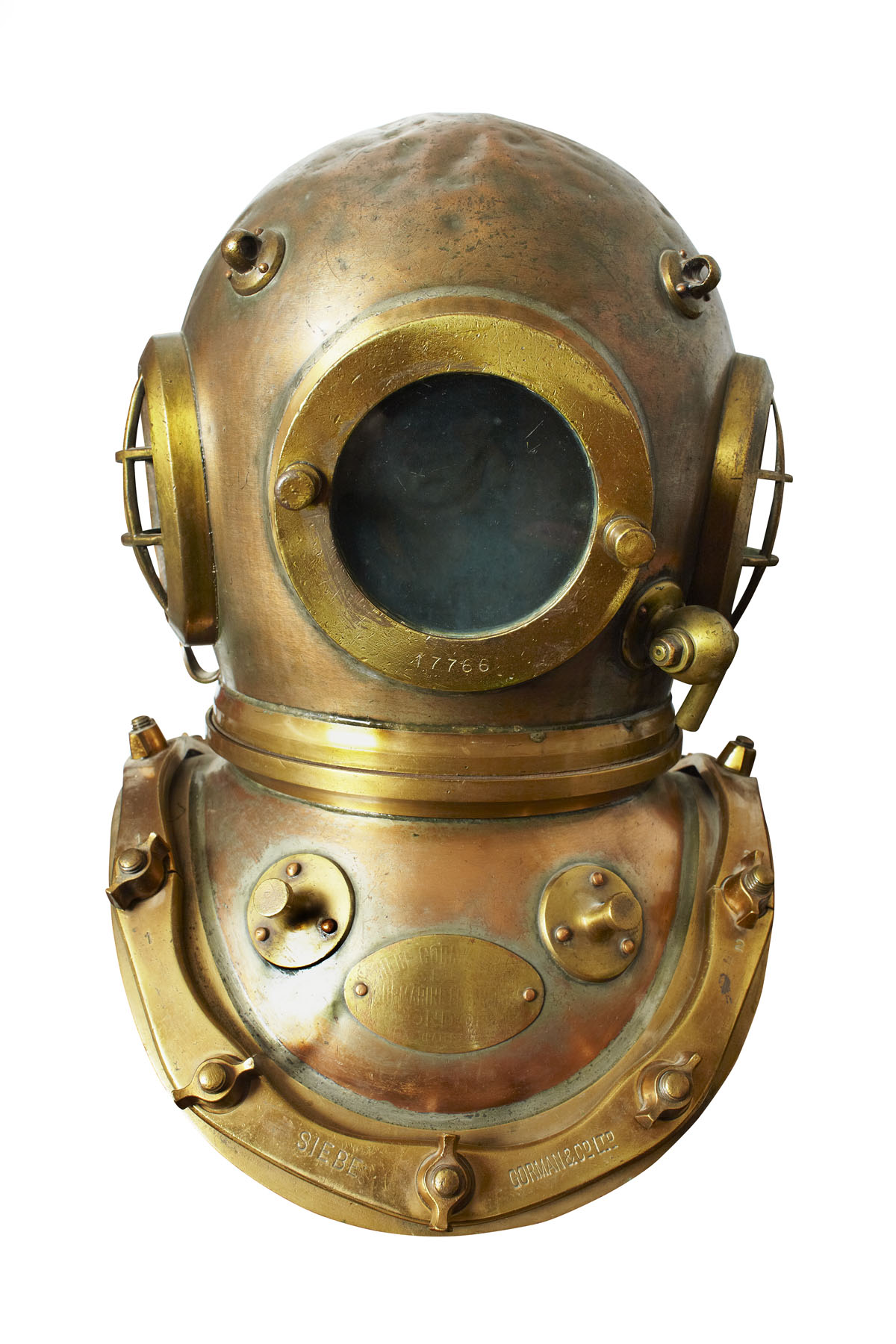 SIEBE GORMAN 12 BOLT COPPER DIVING HELMET