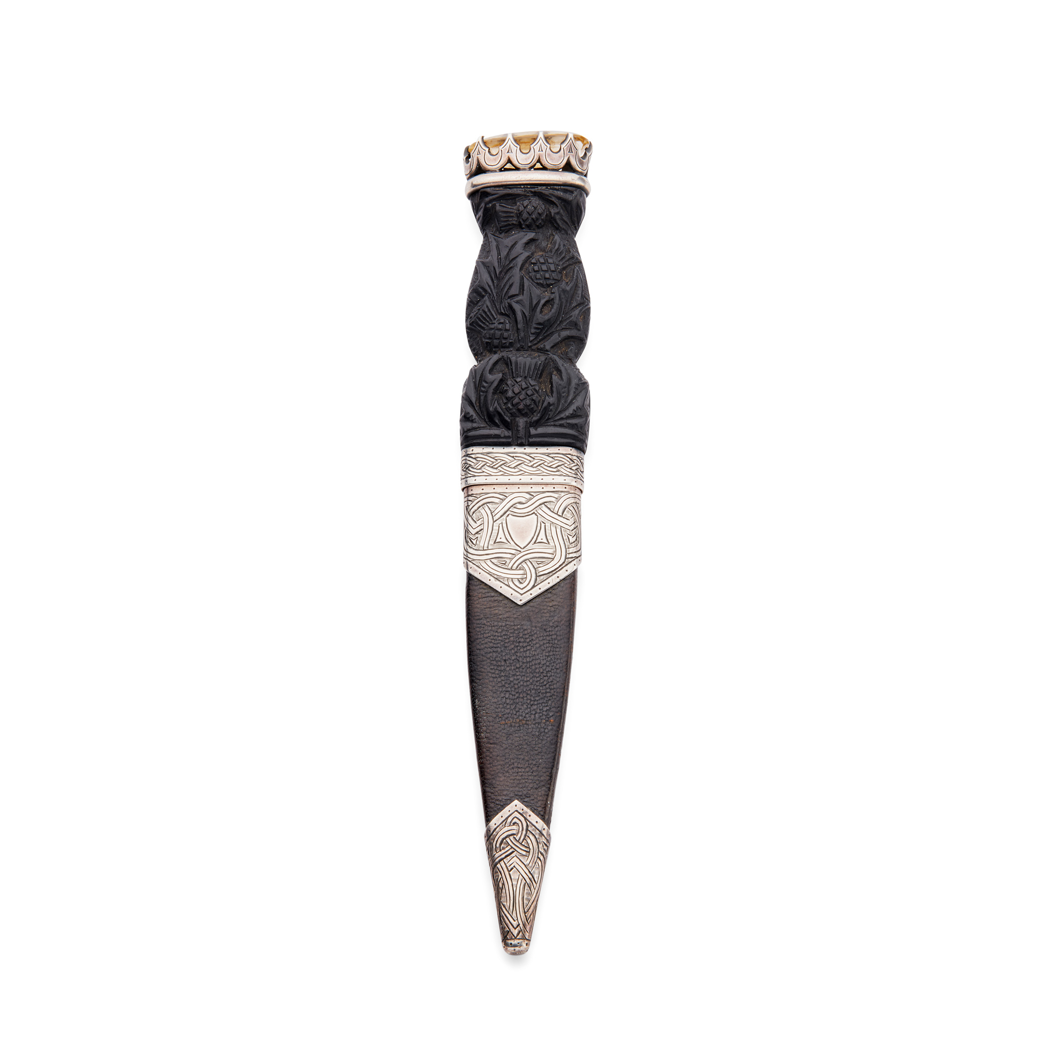 AN EDWARDIAN SGIAN DUBH