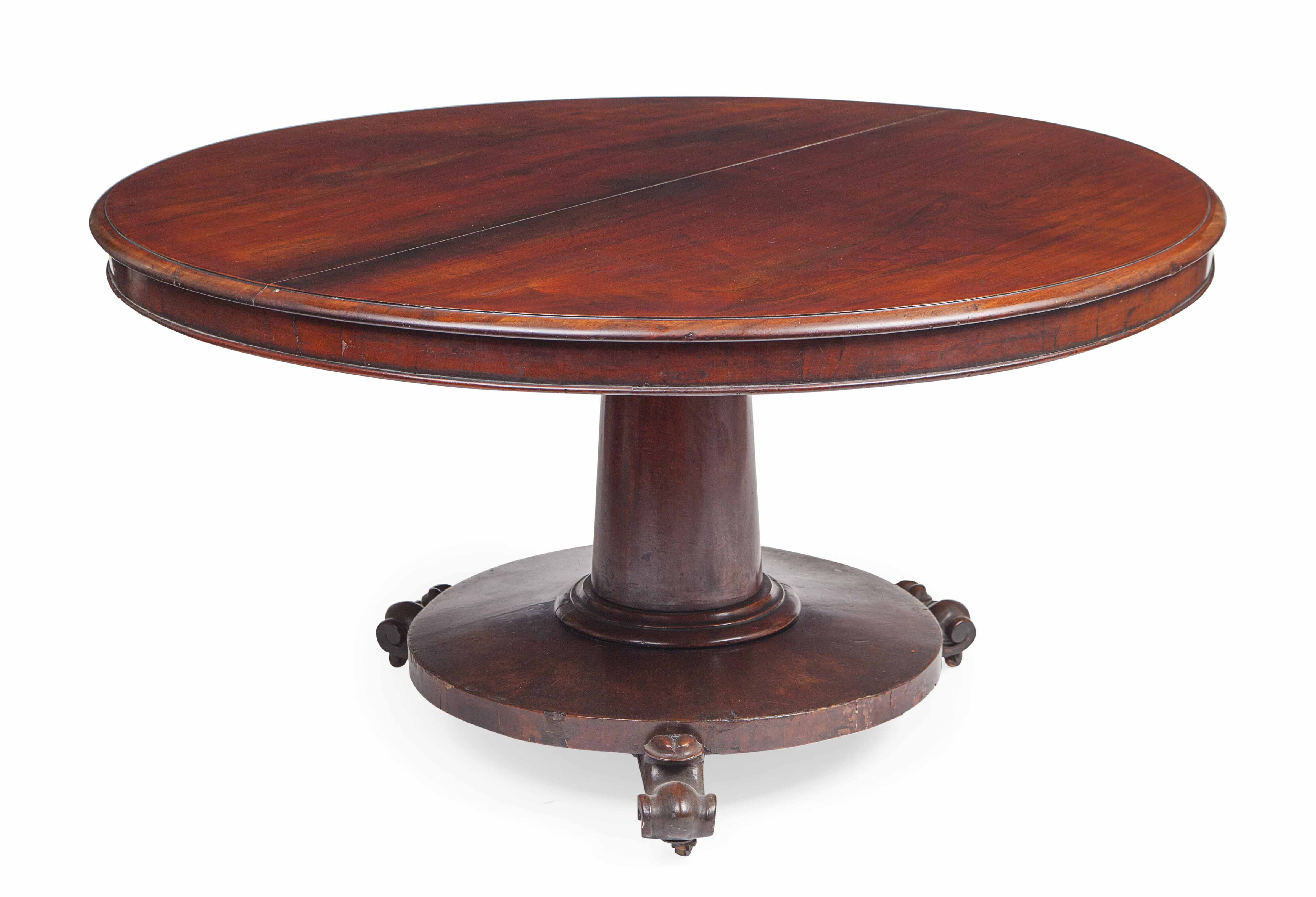 REGENCY MAHOGANY BREAKFAST TABLE