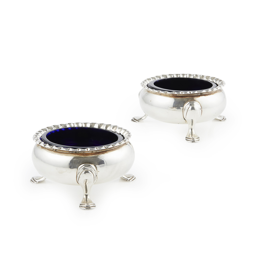 A PAIR OF GEORGE III SALTS