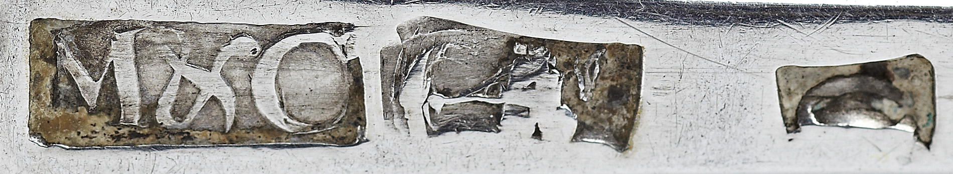 Glasgow - a set of six Scottish provincial tablespoons