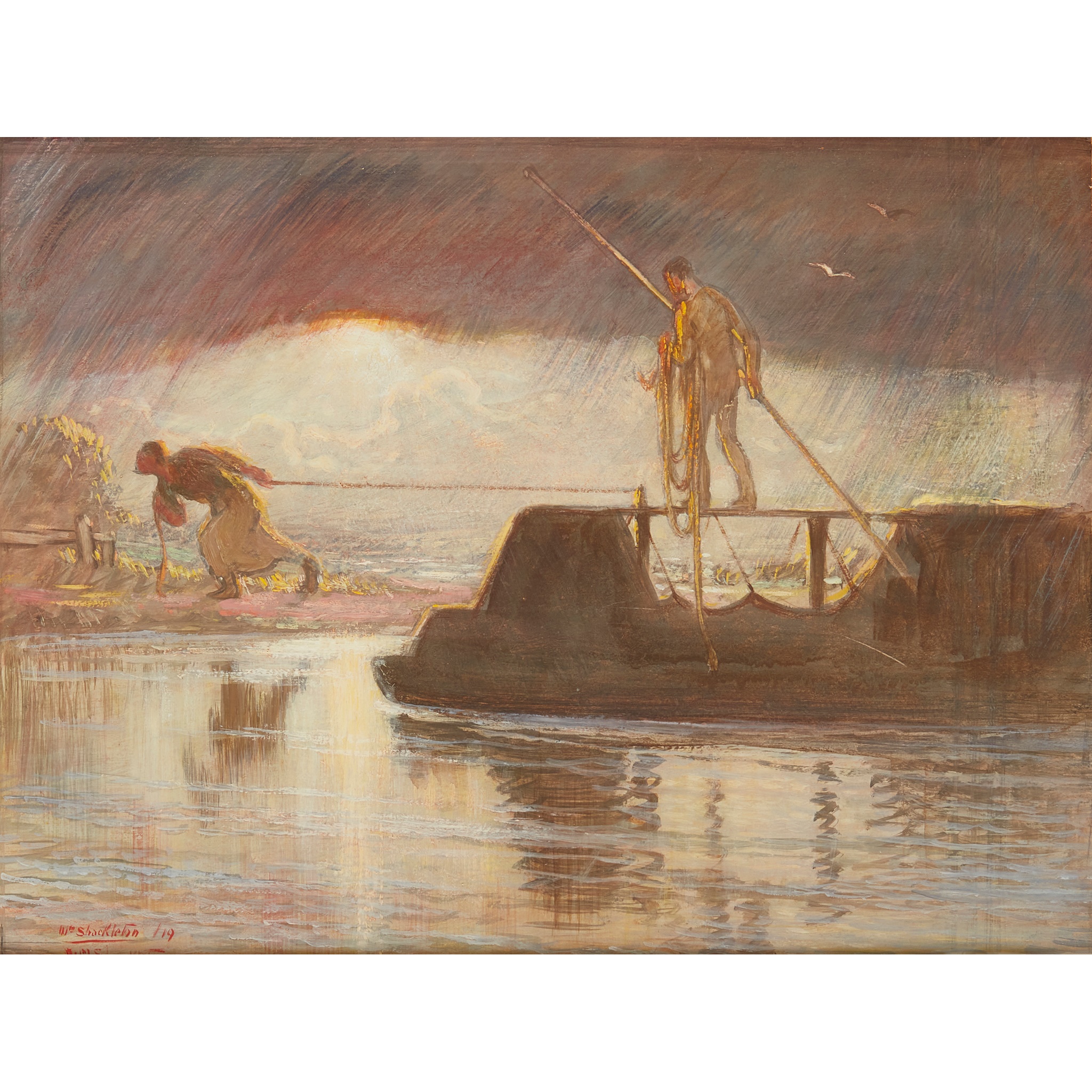 WILLIAM A. SHACKLETON (BRITISH 1872-1933)