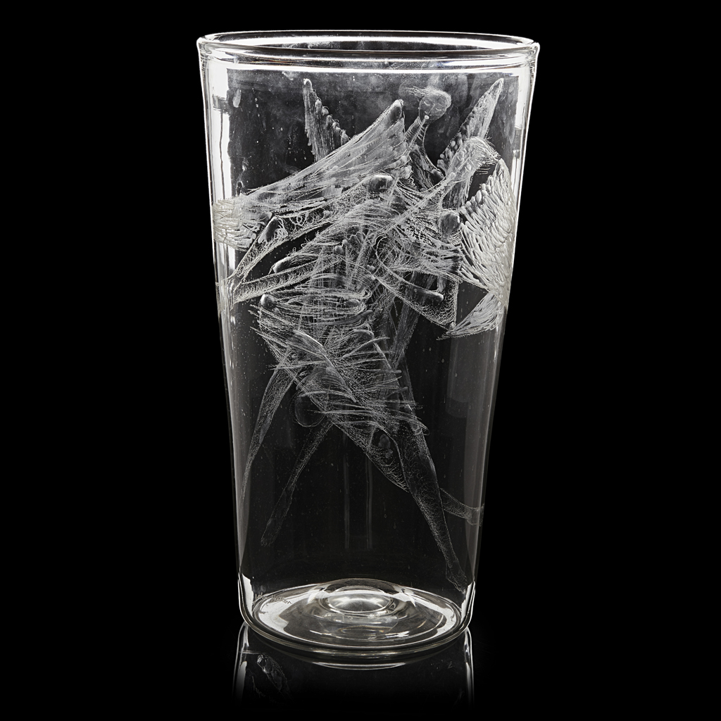 JOHN HUTTON (1906-1978) FOR WHITEFRIARS GLASS