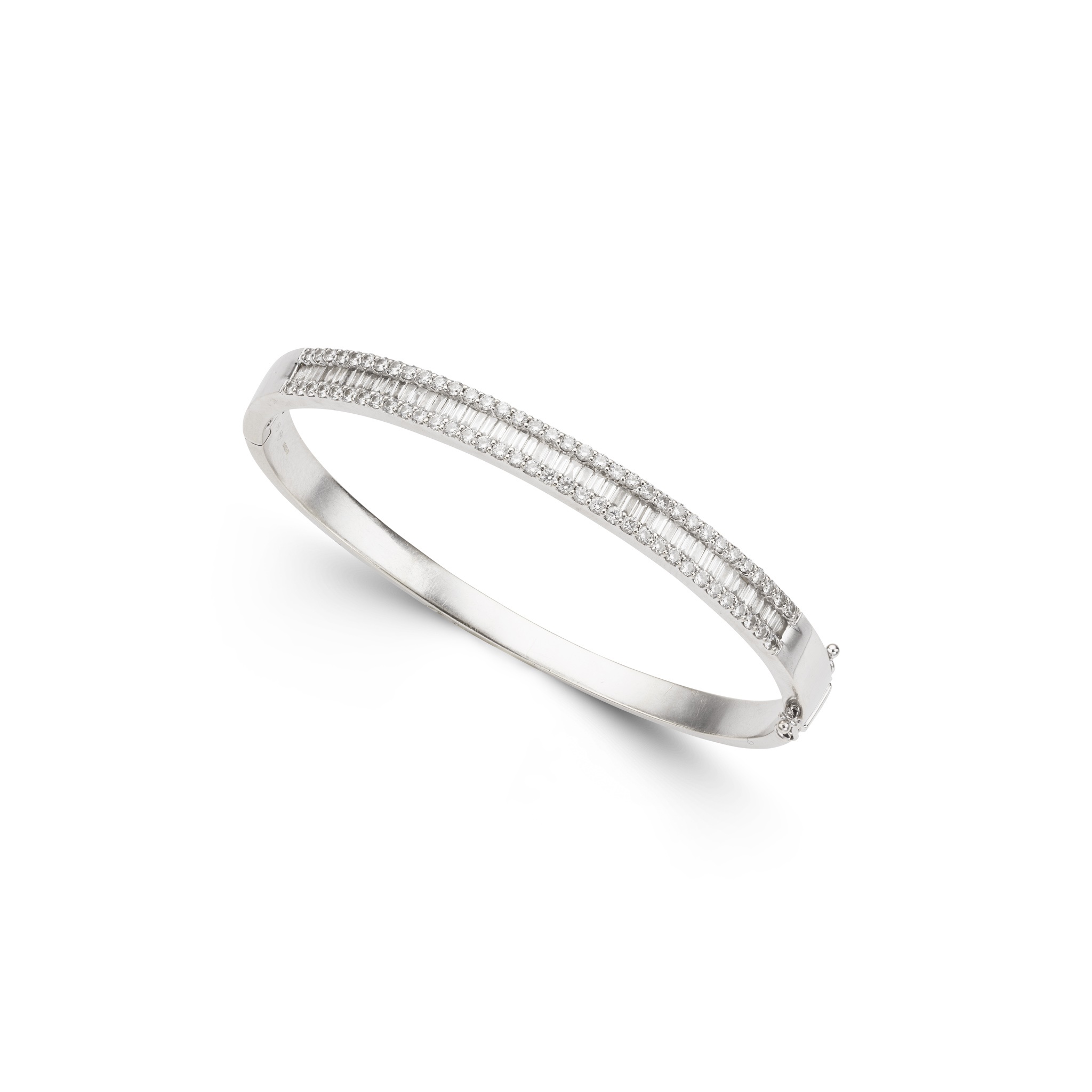 A diamond bangle
