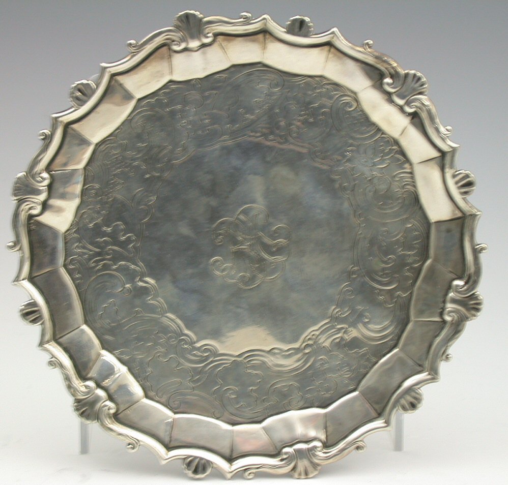 A rare 18th century Colonial waiter