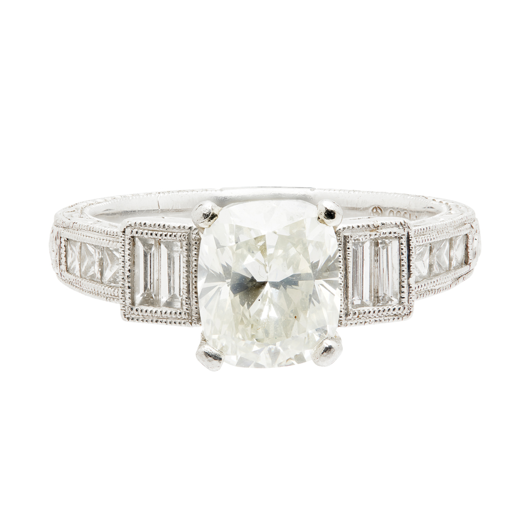A single stone diamond ring