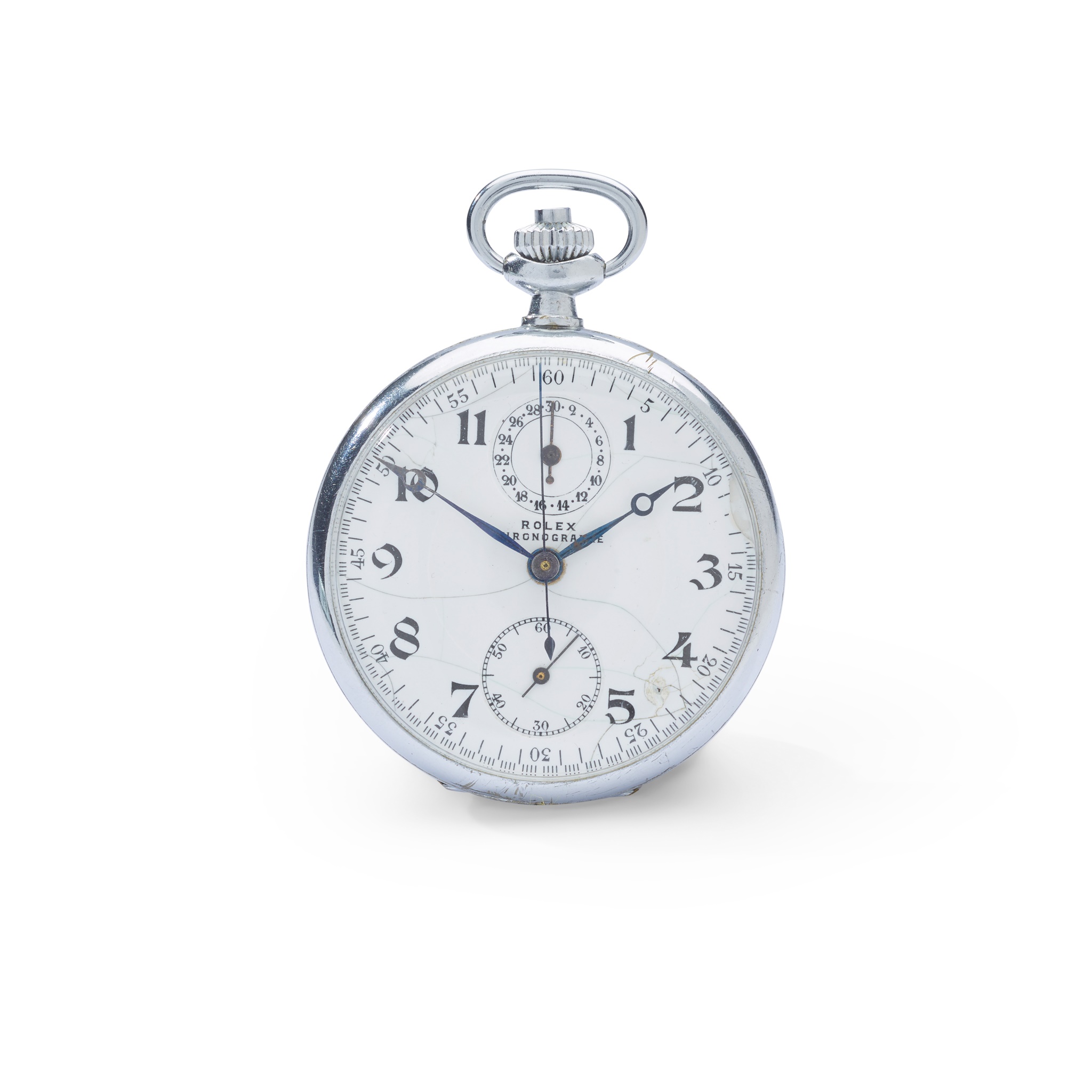 Rolex: A stainless steel pocket watch