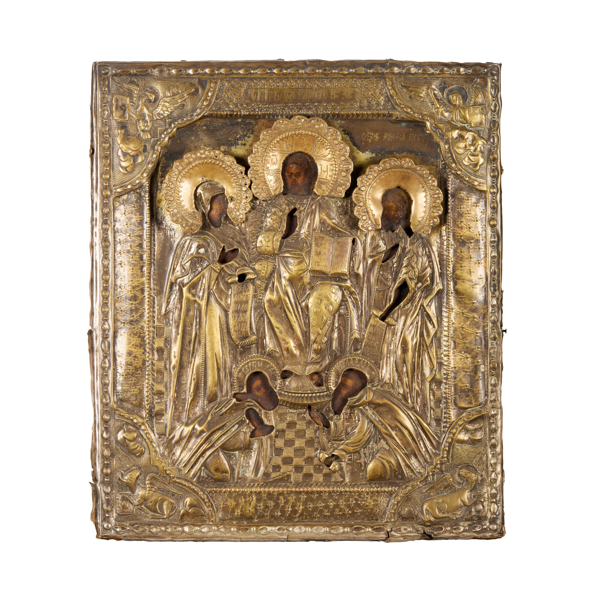 RUSSIAN ORTHODOX ICON OF THE DEESIS