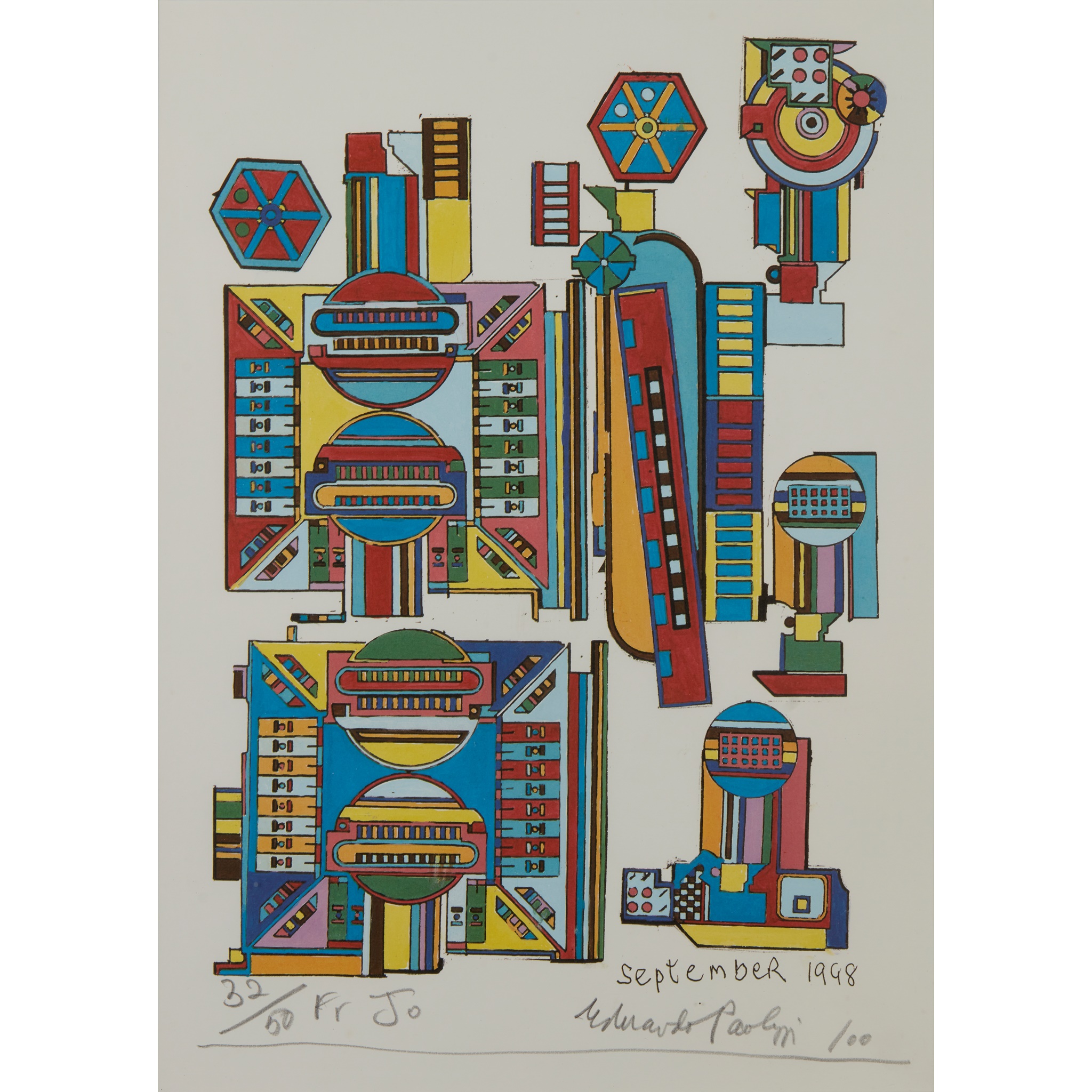 EDUARDO PAOLOZZI K.B.E., R.A., H.R.S.A. (SCOTTISH 1924-2005)