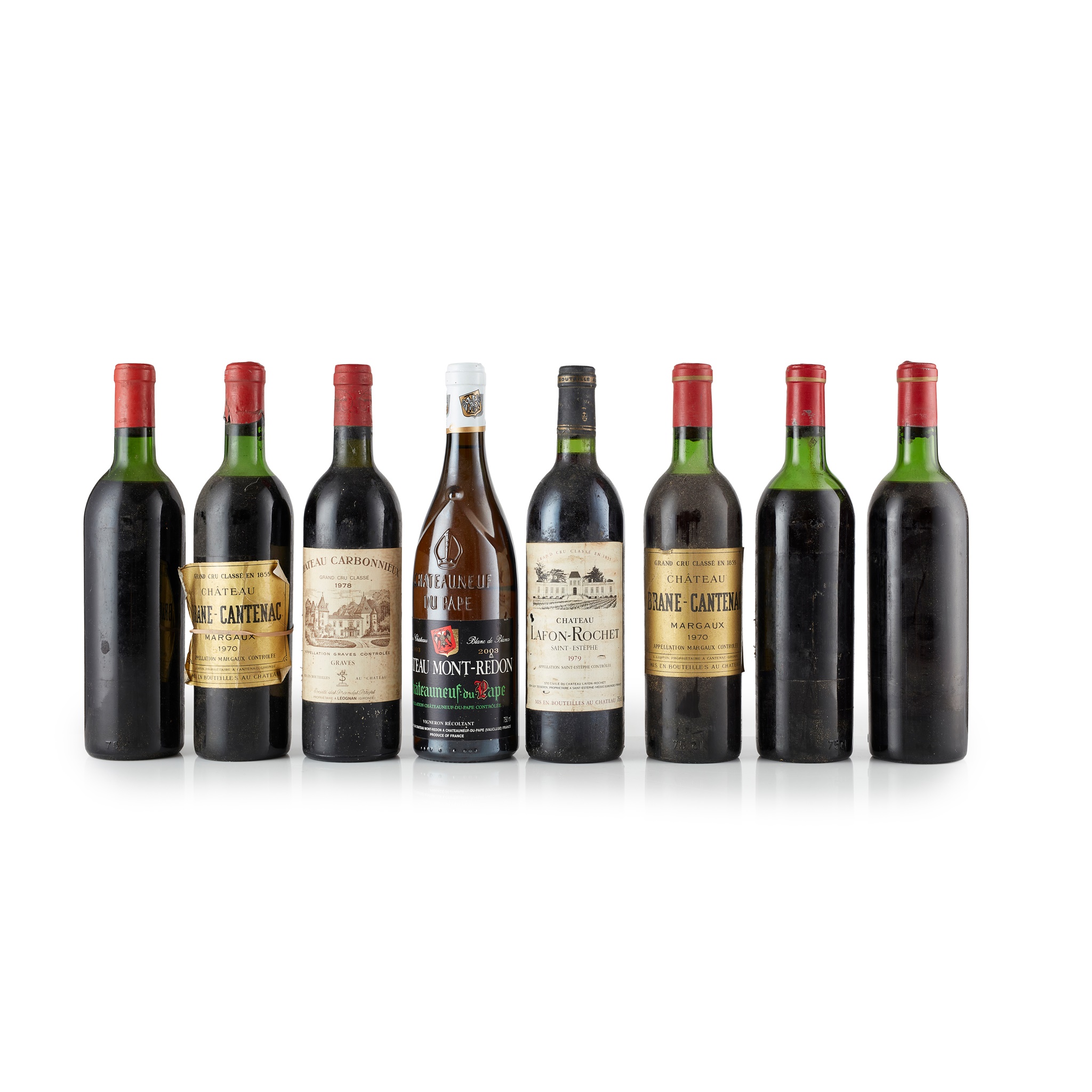 GROUP OF MIXED RED WINE