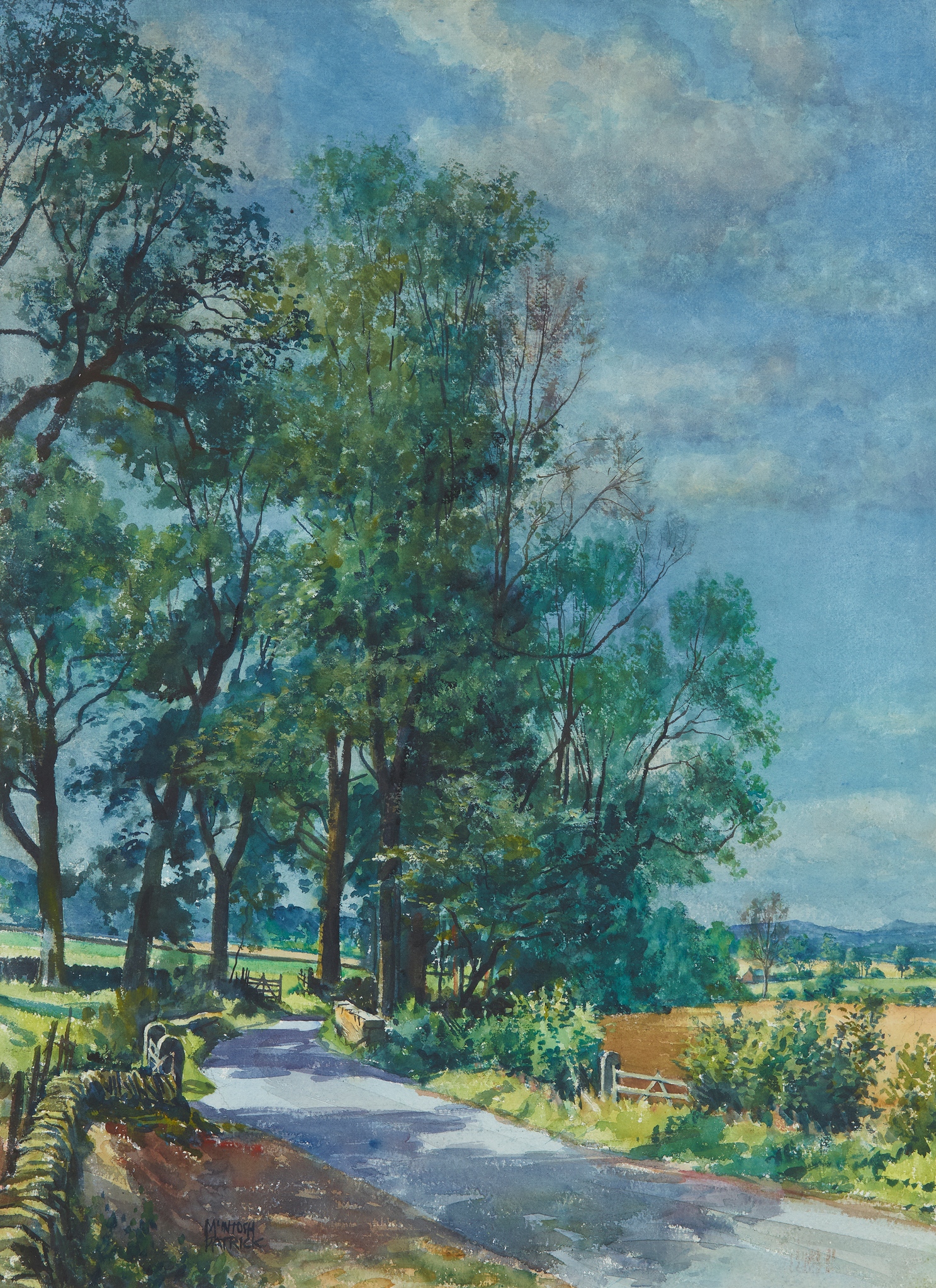 JAMES MCINTOSH PATRICK R.S.A., R.O.I., A.R.E., L.L.D. (SCOTTISH 1907-1998)