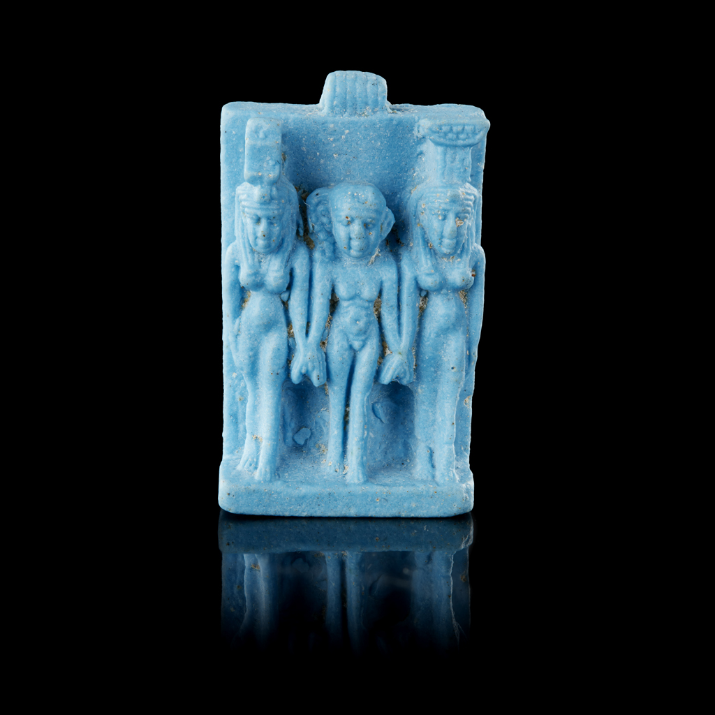 ANCIENT EGYPTIAN OSRIAN TRIAD AMULET