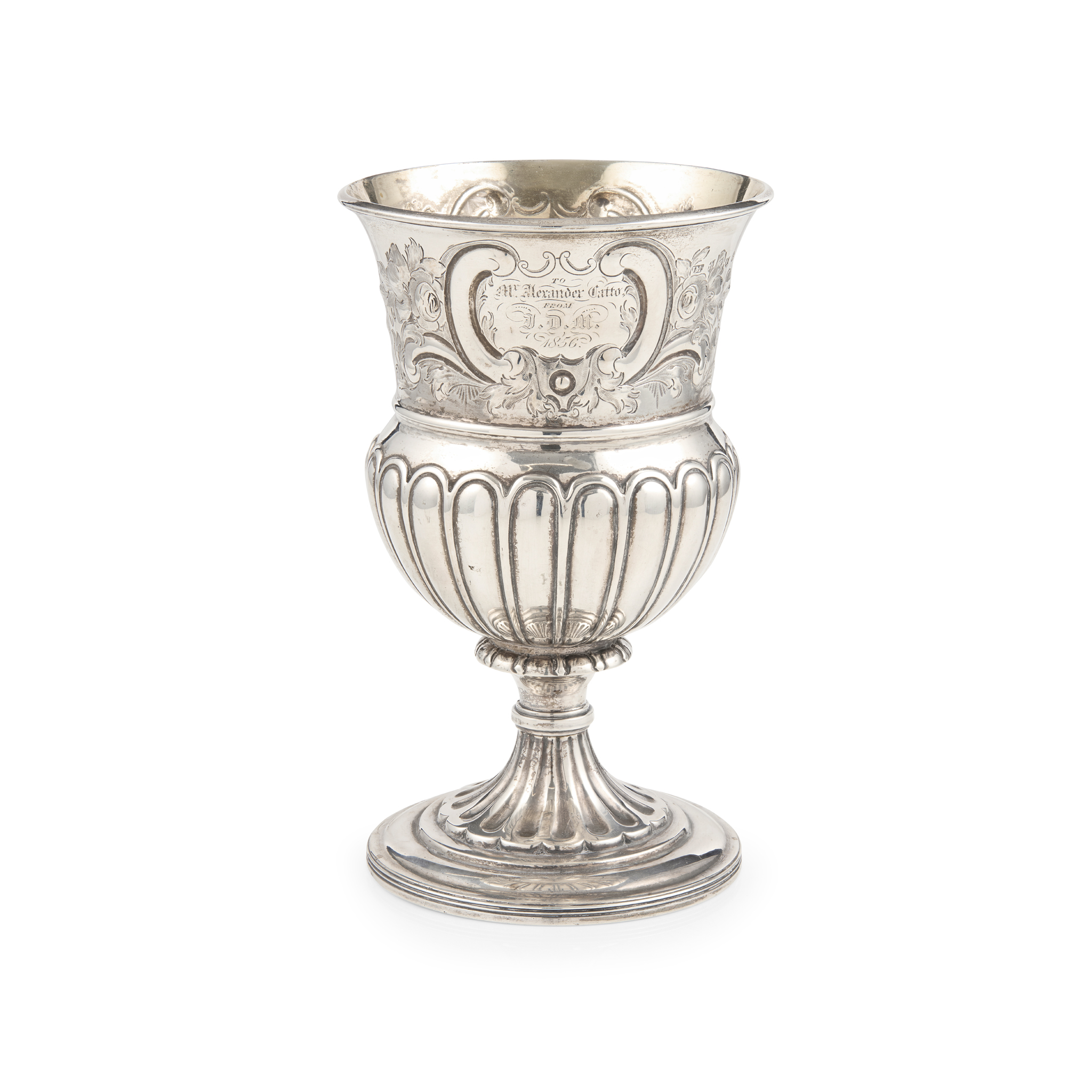 A GEORGE III GOBLET