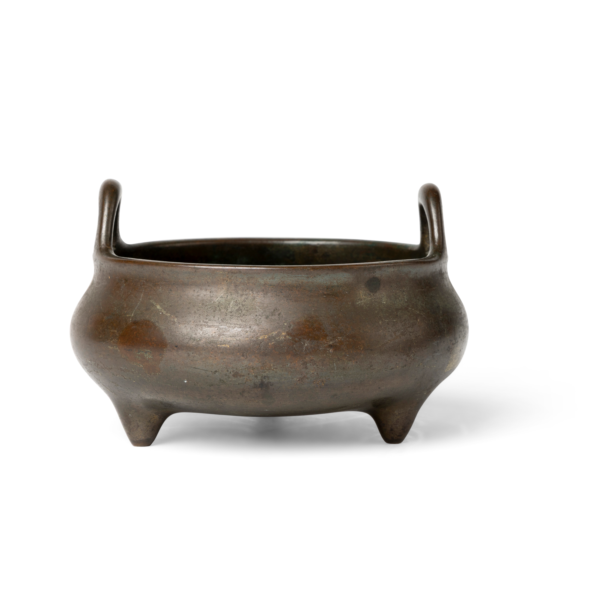 CHINESE BRONZE TRIPOD CENSER