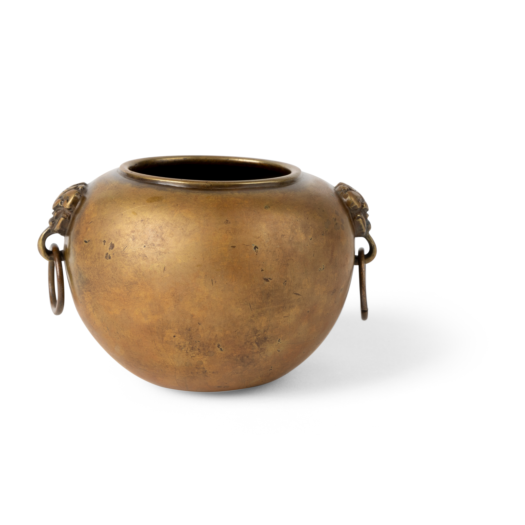 BRONZE 'LION-HEAD' CENSER