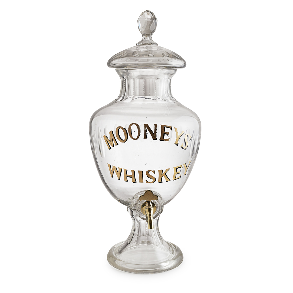 IRISH GLASS WHISKEY SAMOVAR