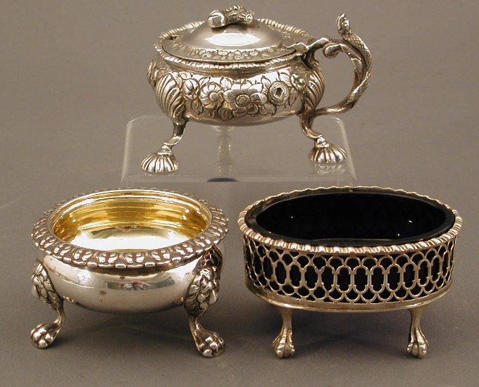 A Scottish William IV circular salt