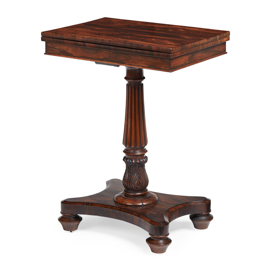 GEORGE IV ROSEWOOD 'PATIENCE' TABLE