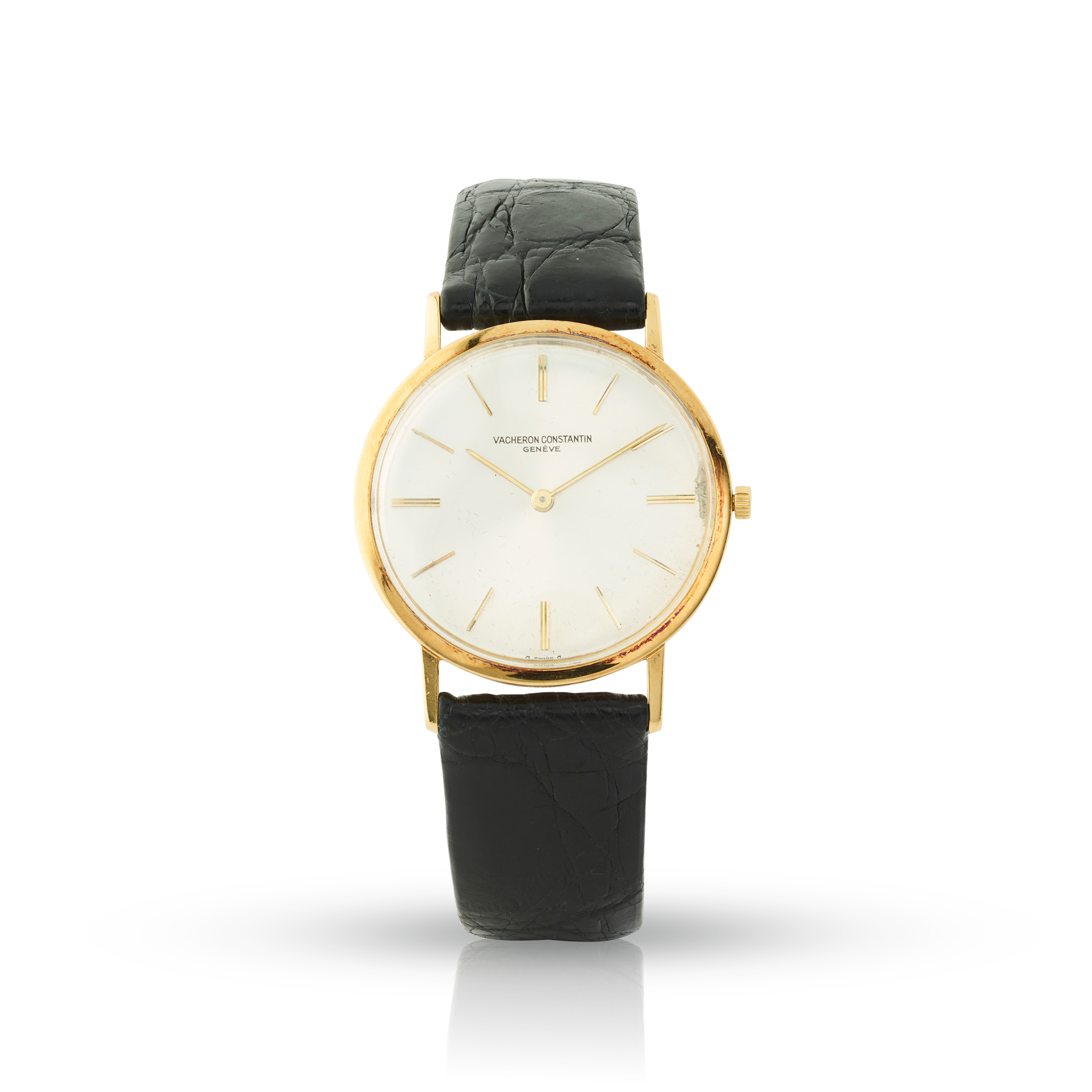 Vacheron Constantin. A fine and elegant 18k yellow gold mechanical wristwatch