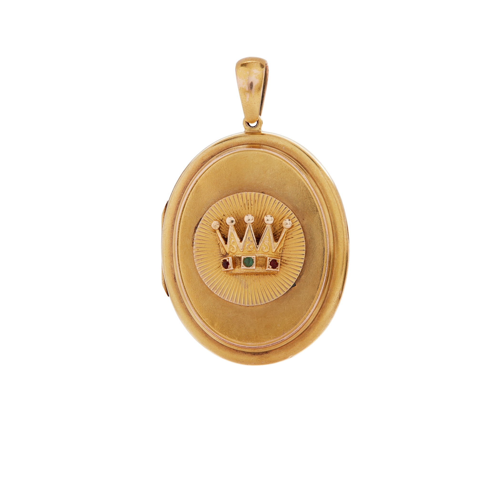 A gem-set locket
