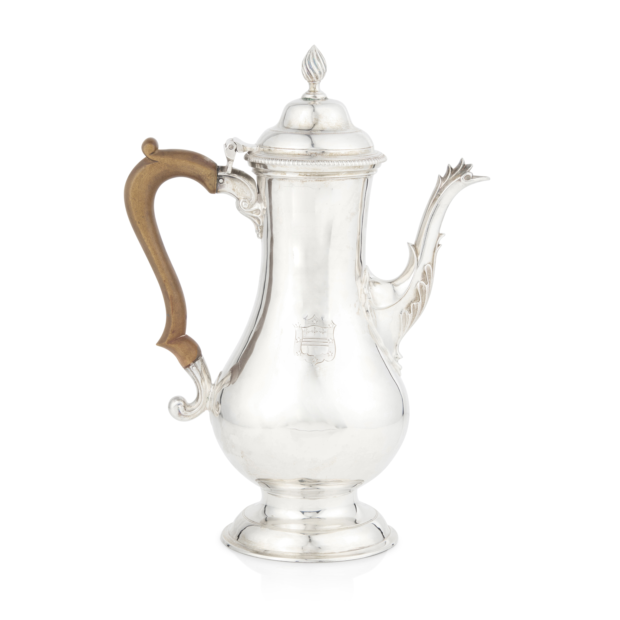 A GEORGE III COFFEE POT