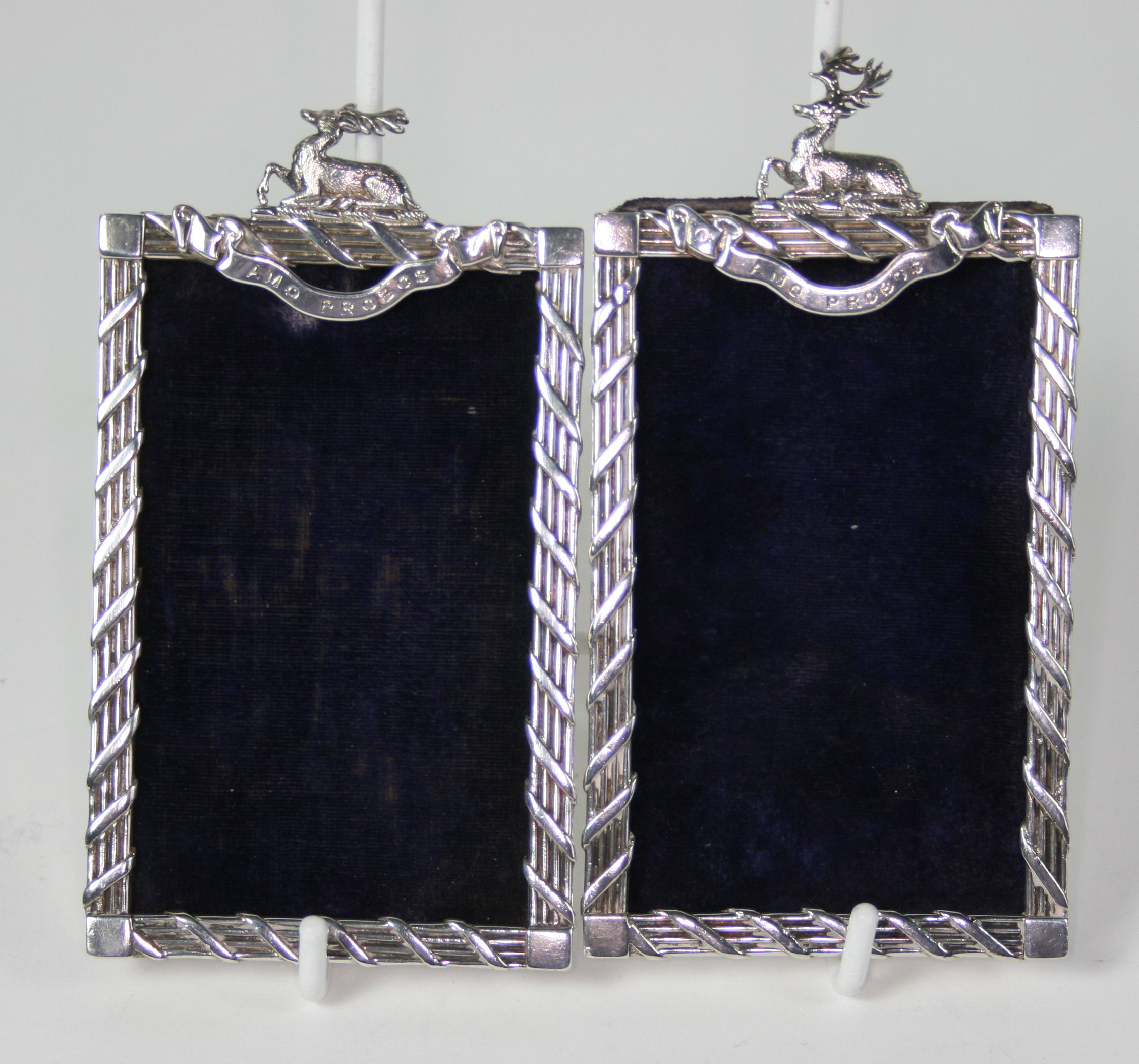 PAIR OF VICTORIAN SILVER FRAMES
