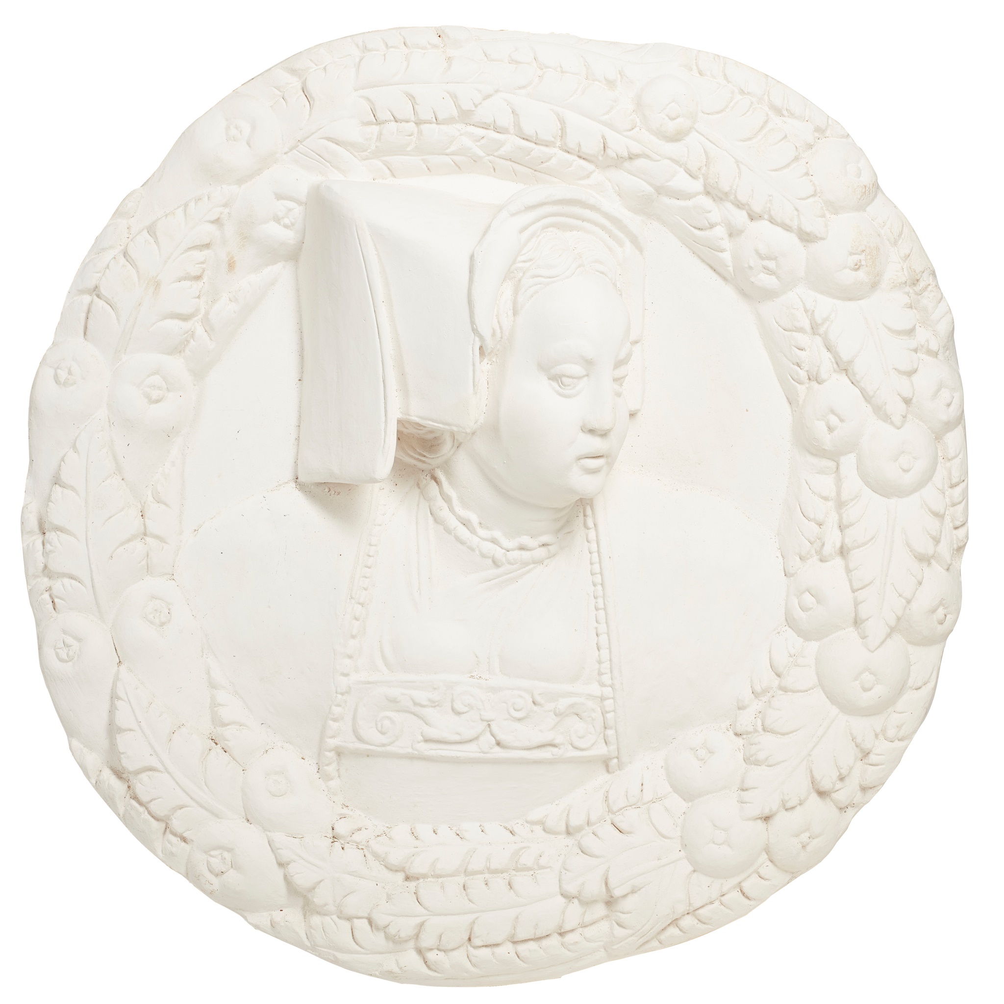 PLASTER COPIES OF THE STIRLING HEADS, BY L. GRANDISON & SON, PEEBLES