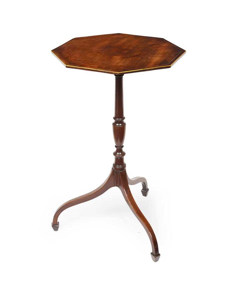 GEORGE III MAHOGANY PEDESTAL TABLE