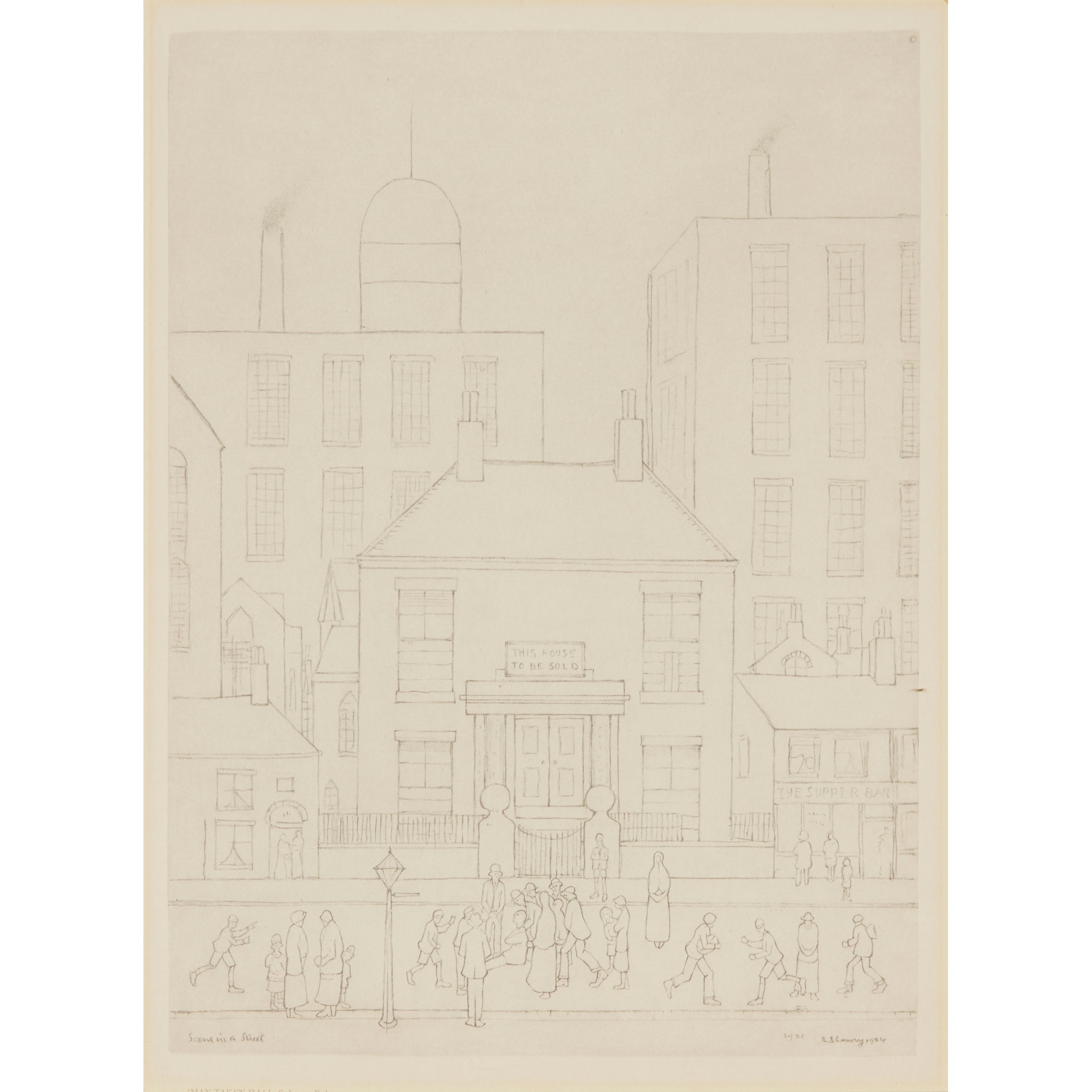 LAURENCE STEPHEN LOWRY (BRITISH 1887-1976)