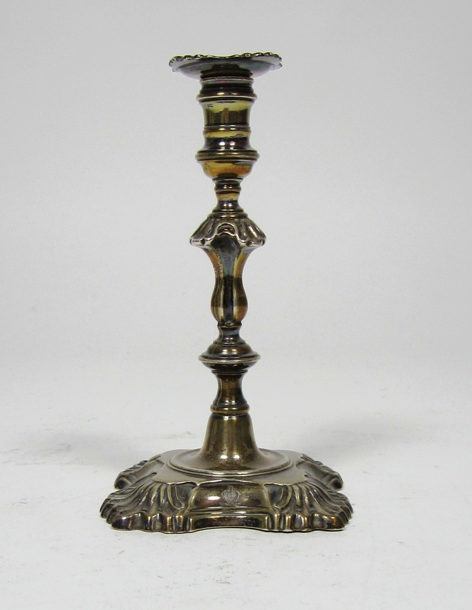A George II taperstick
