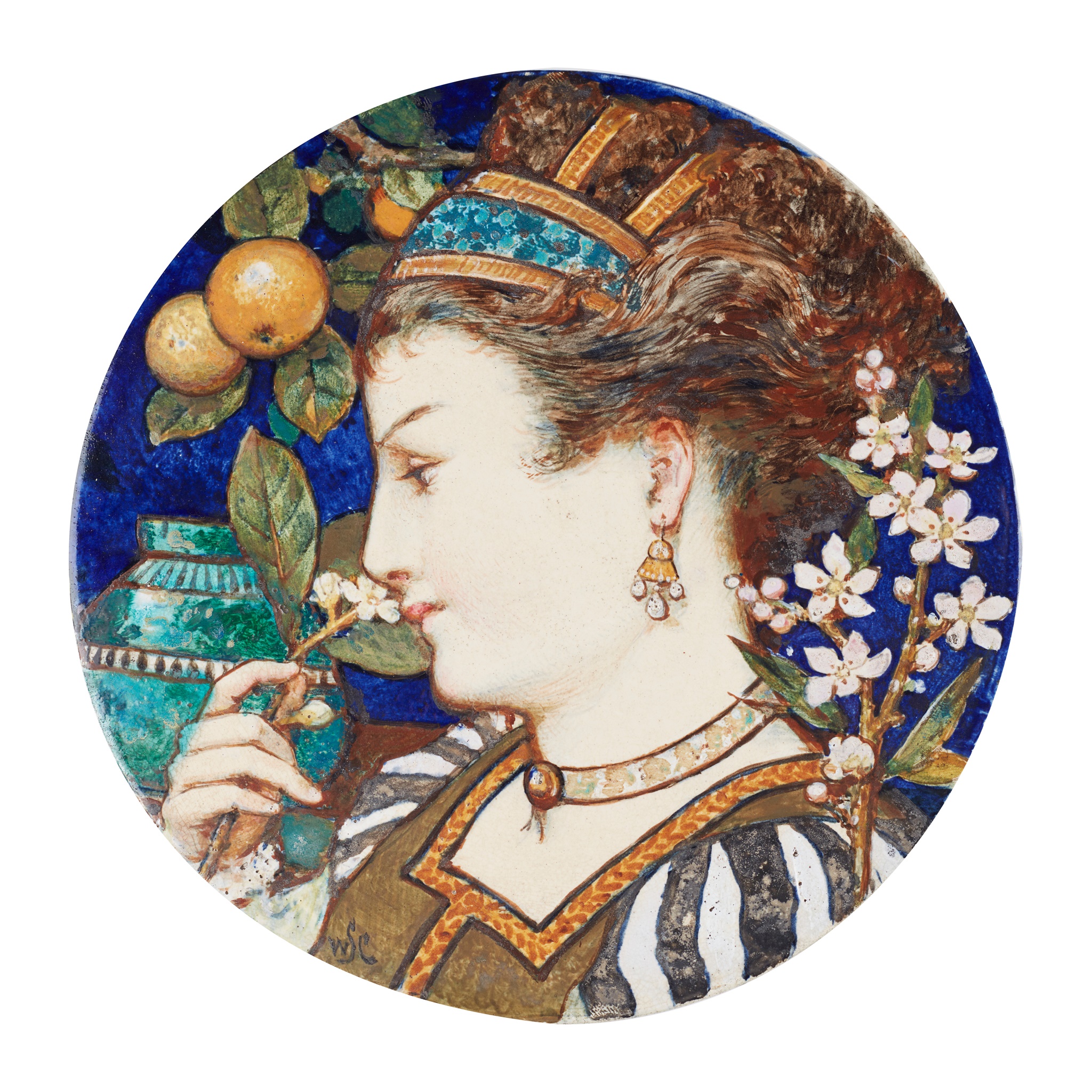 WILLIAM STEPHEN COLEMAN (1829-1904) FOR MINTON'S ART-POTTERY STUDIO