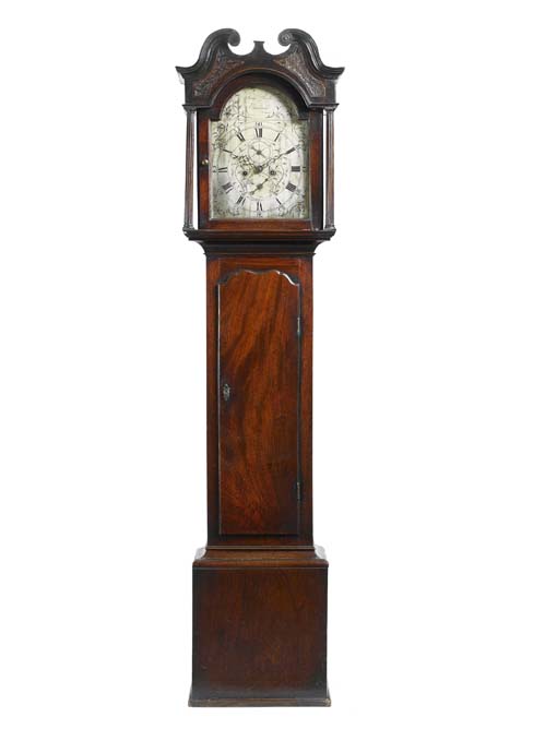 A George III mahogany longcase clock
