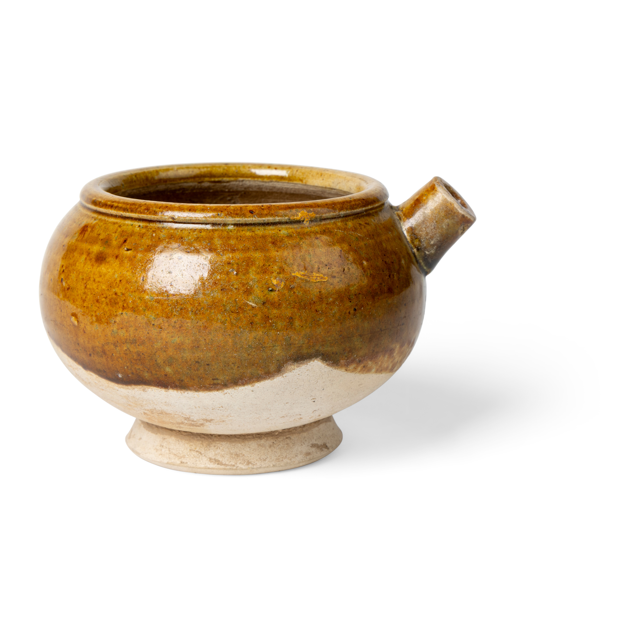 CHINESE BROWN-GLAZED JARLET