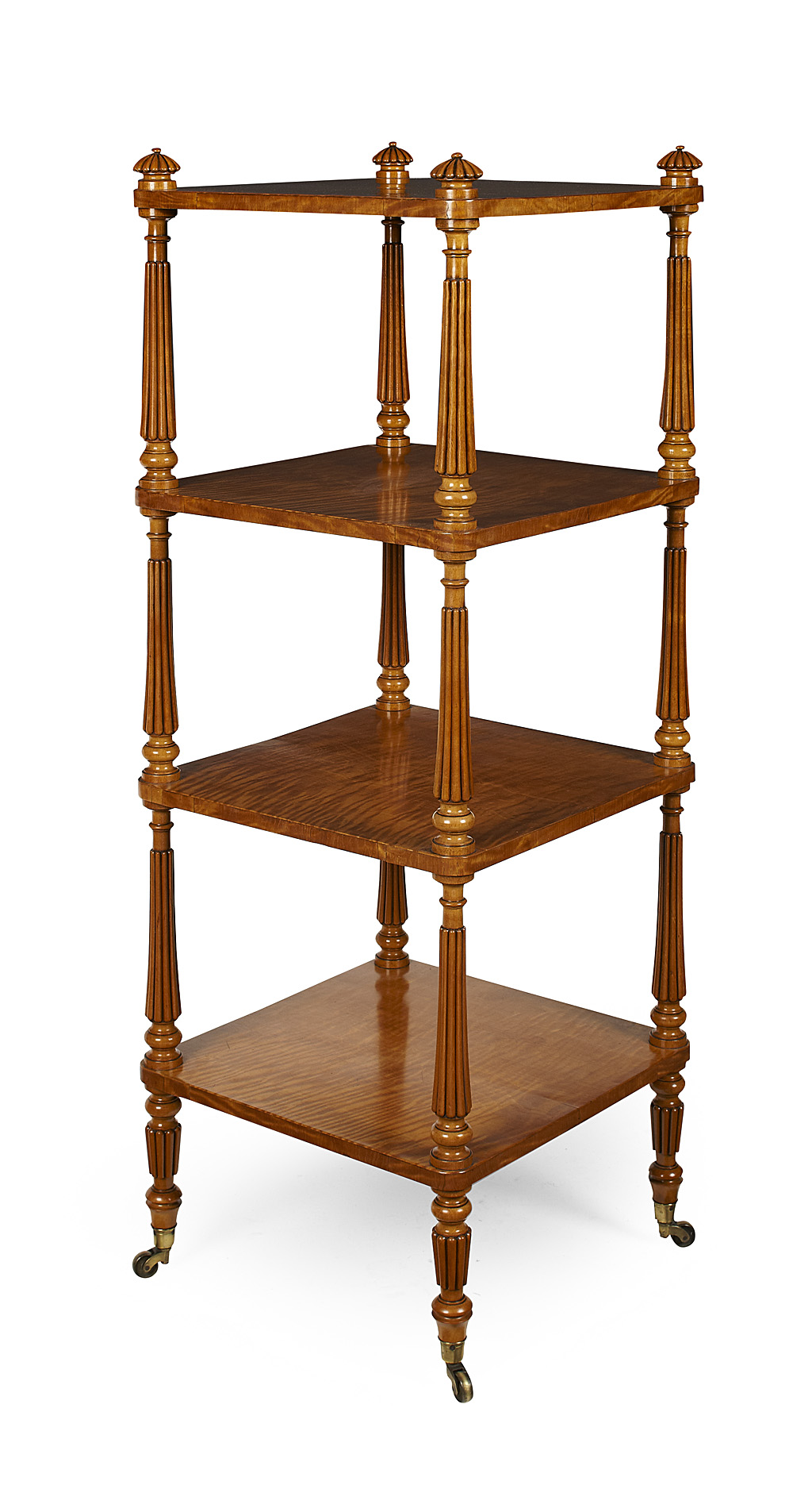 GOOD REGENCY STAINWOOD FOUR-TIER WHATNOT