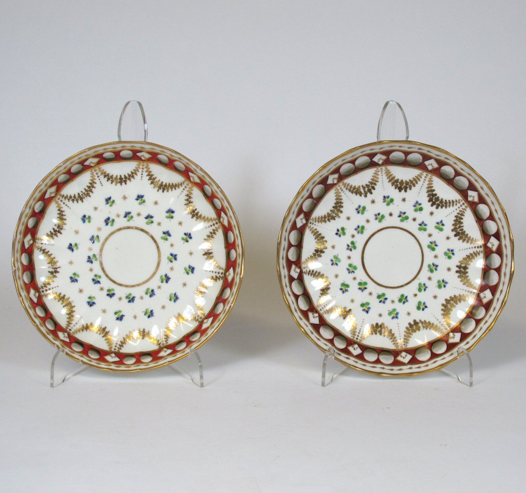 A group of early 19th century and later English porcelain wares