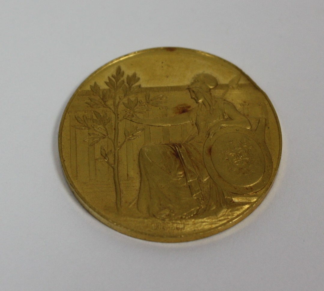An1897 Munich Exhibition gold medal