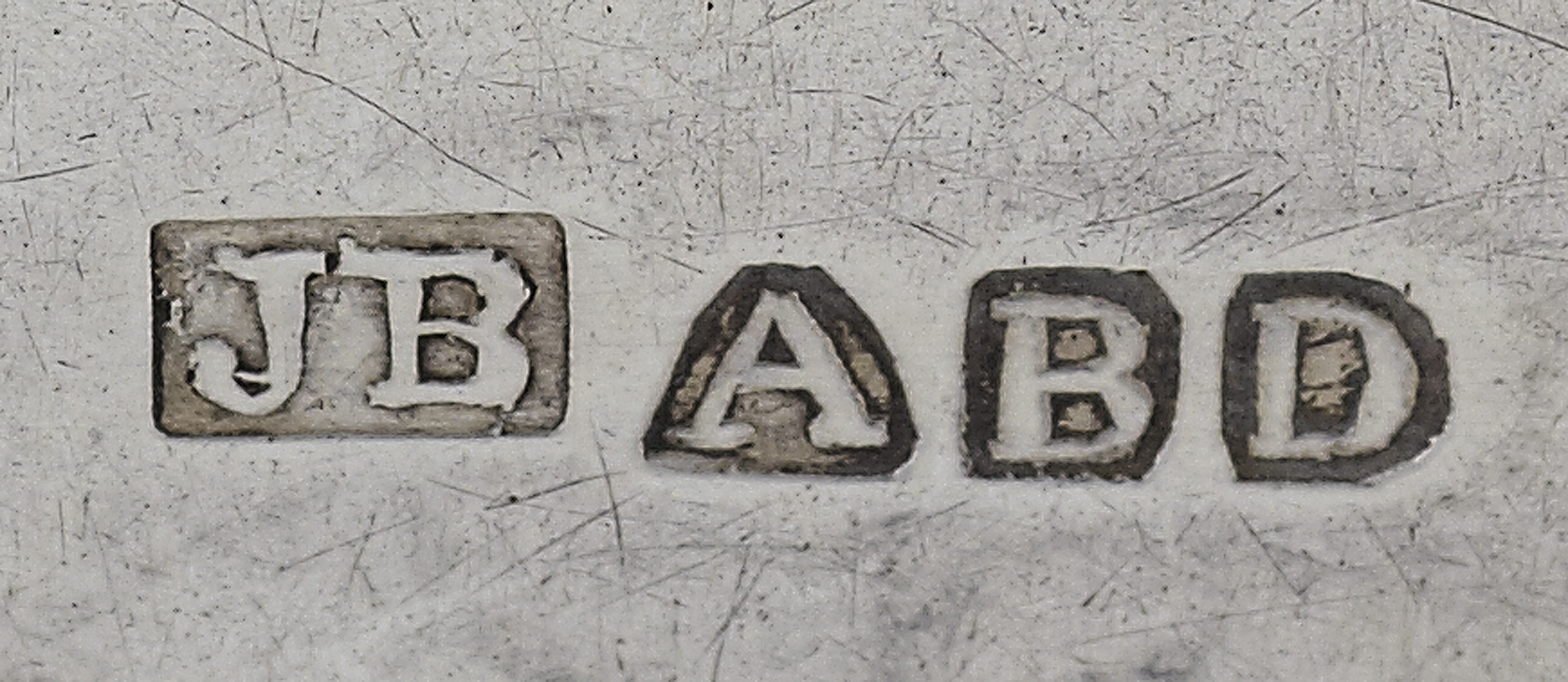 Aberdeen - a set of six Scottish provincial dessert spoons