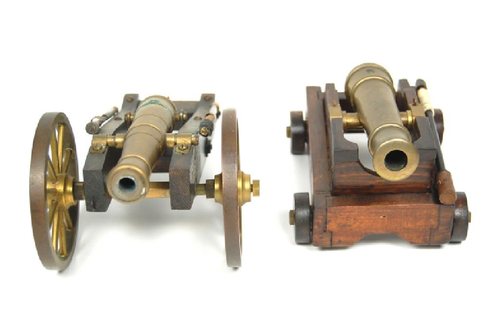 TWO MODEL FIELD GUNS