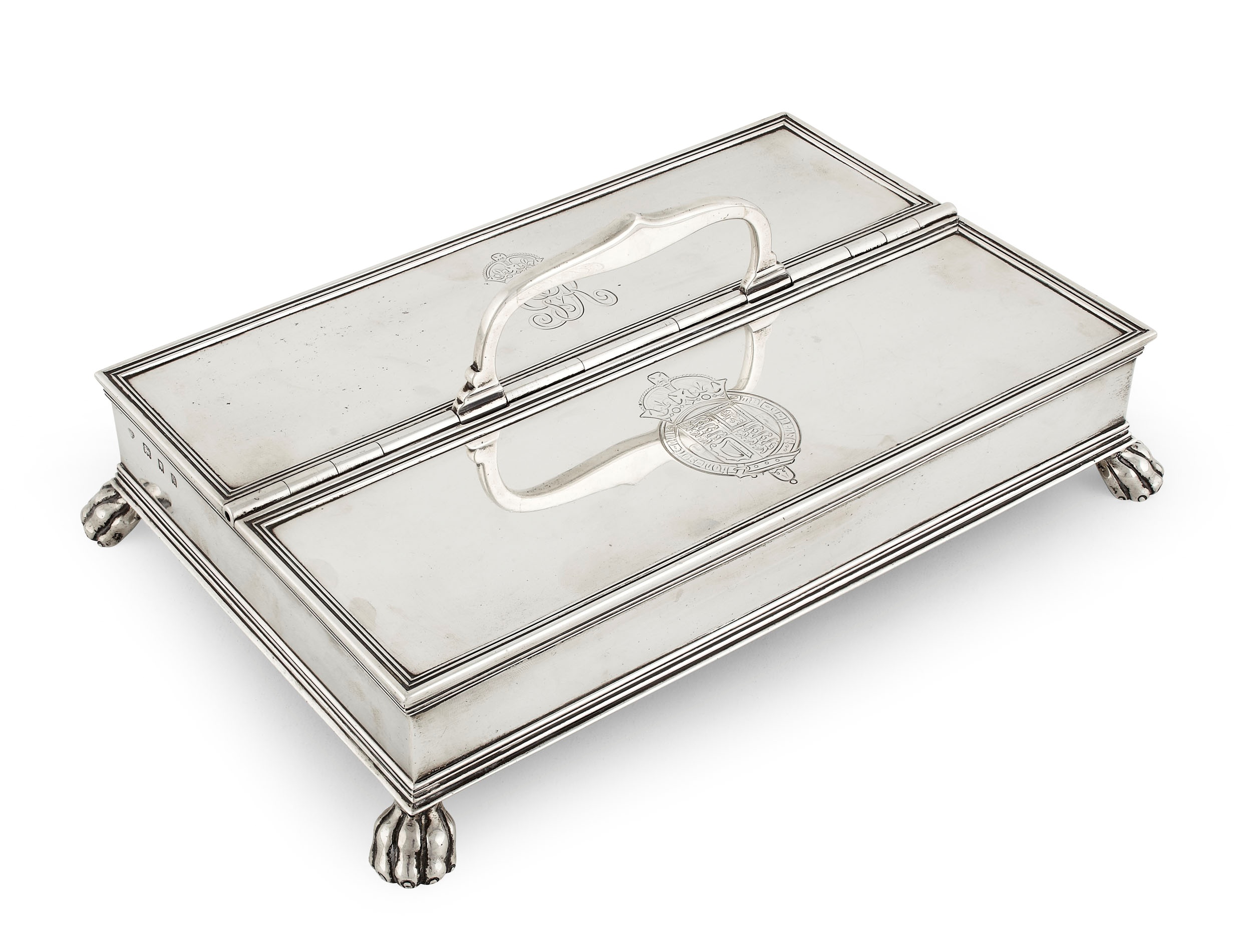 A George V Royal presentation Treasury inkstand